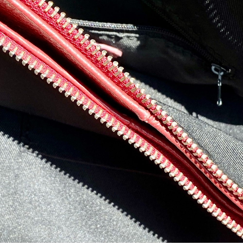 Simons Red Cherry Italy Leather Backpack - Picture 8 of 11